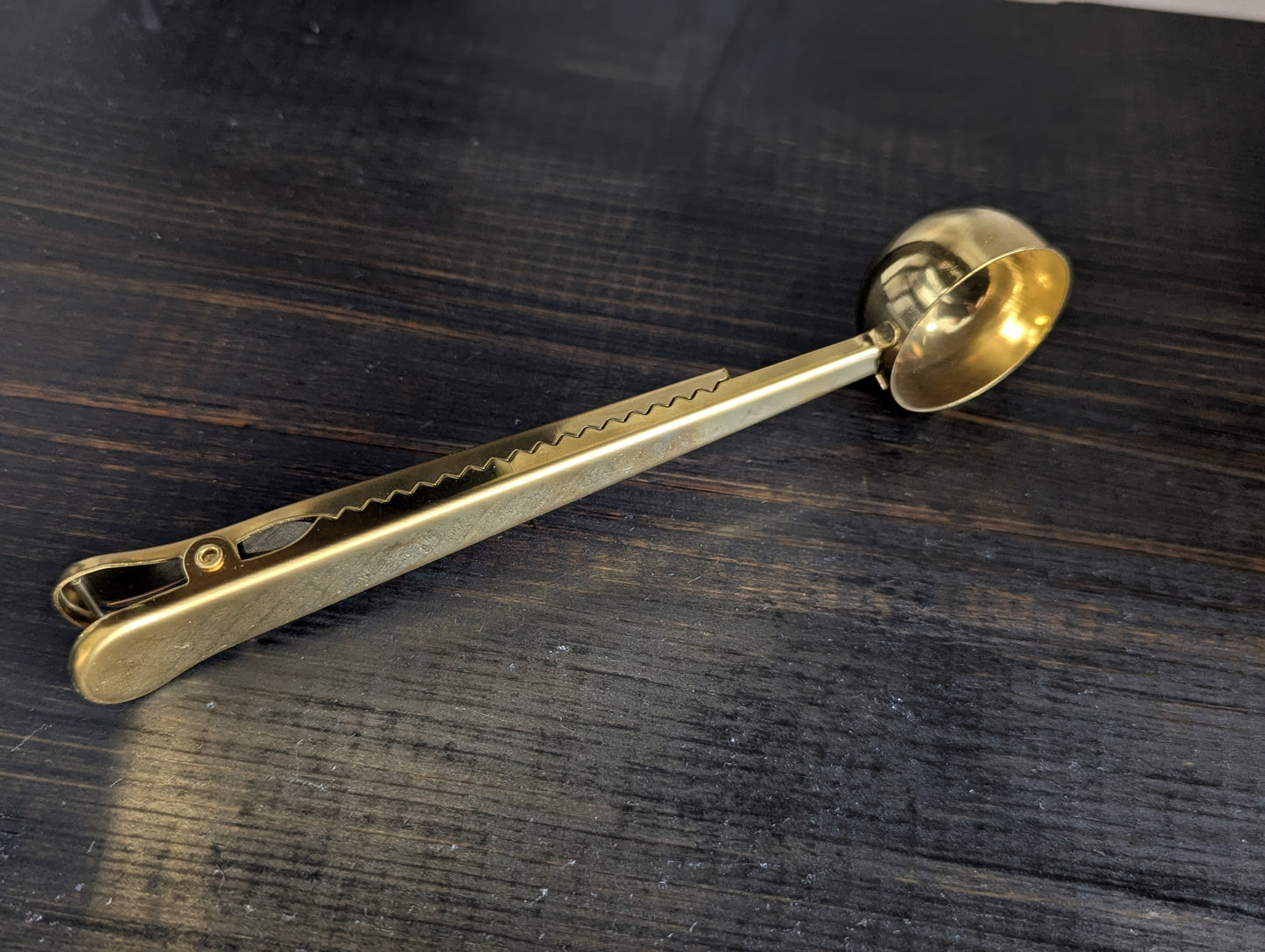 Gold Colored Spoons W/Clips