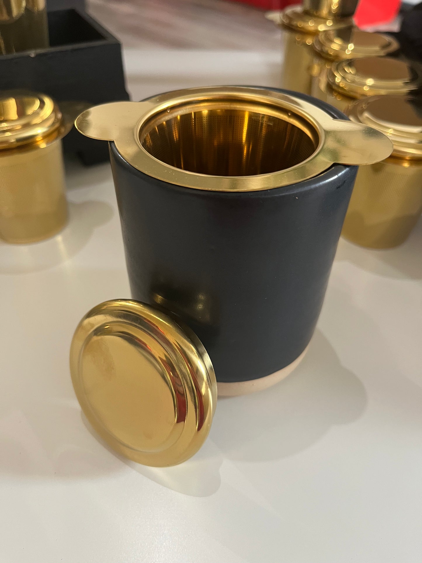 Gold Colored Tea Infuser