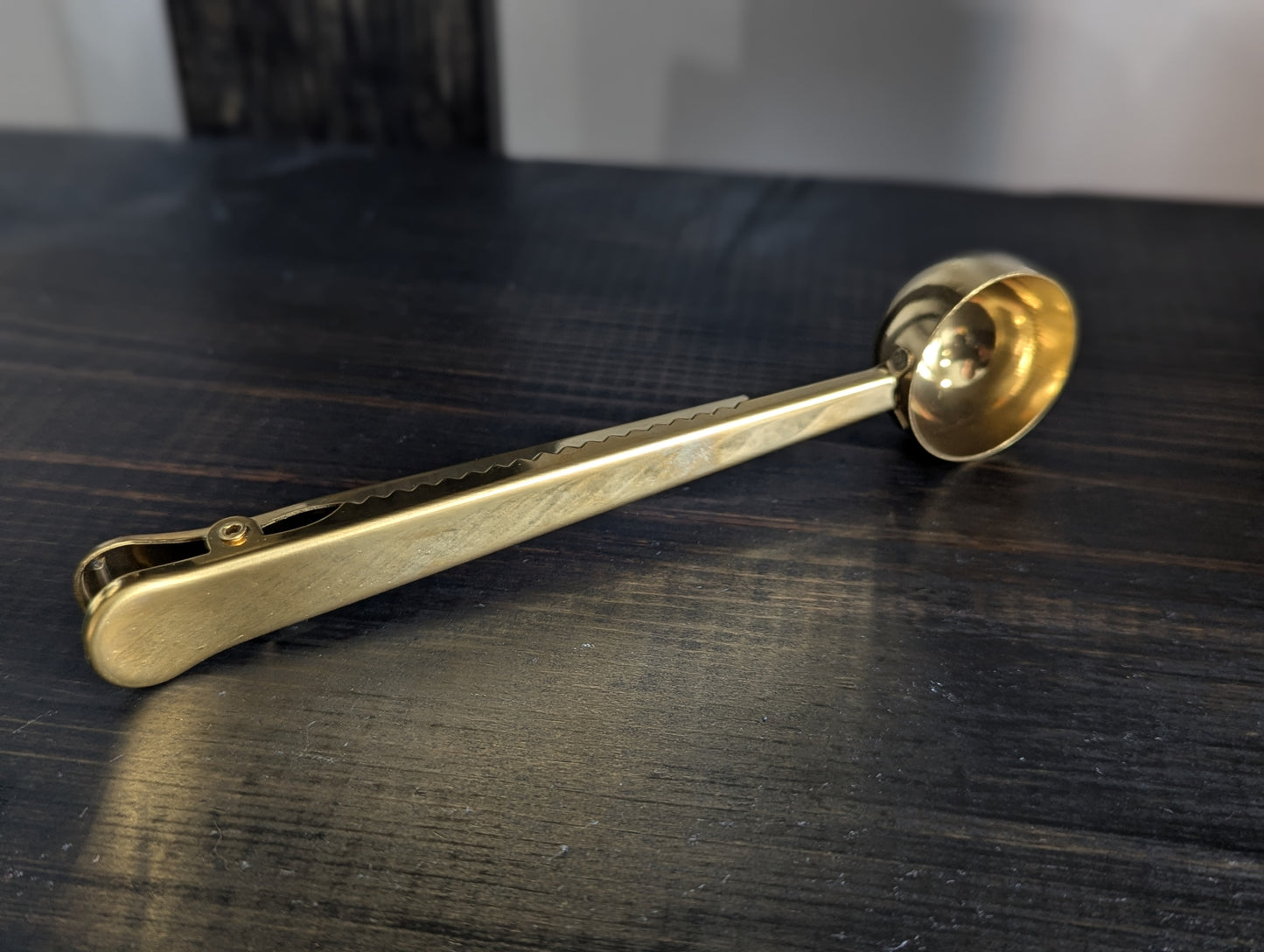 Gold Colored Spoons W/Clips