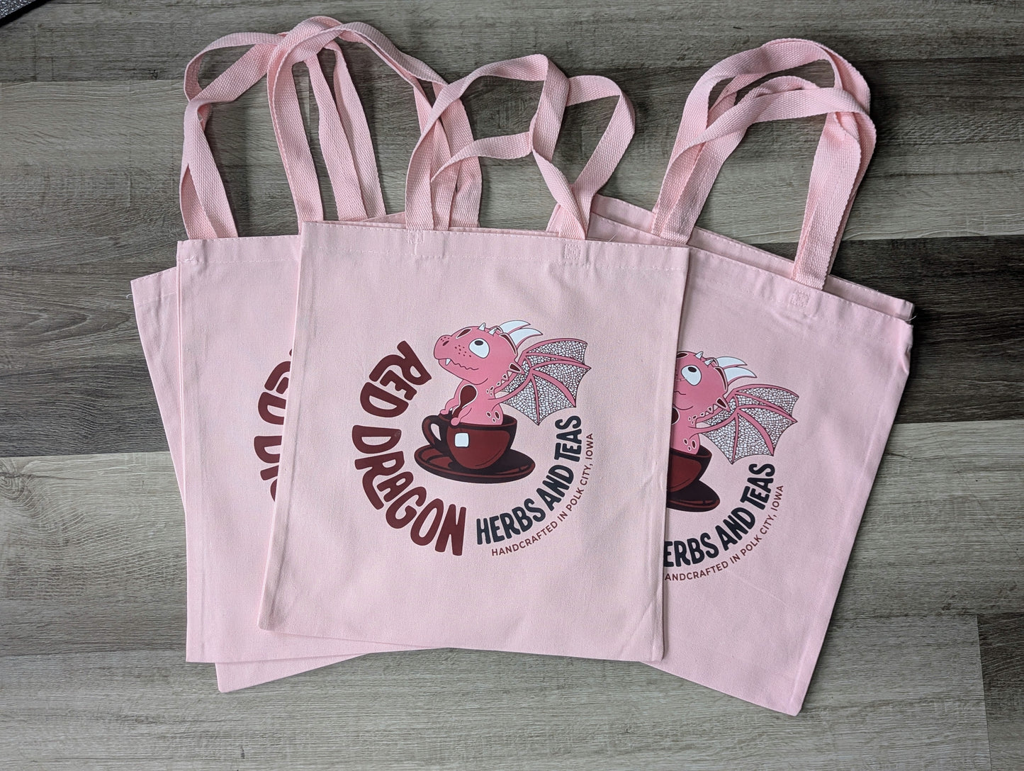 Pink Dragon Tote